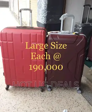 Large Size 4-wheel Spinner Travel Suitcase Bag - Multicolor