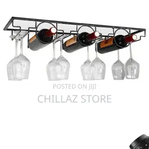Wall Mounted Wine Bottle Holder Rack.