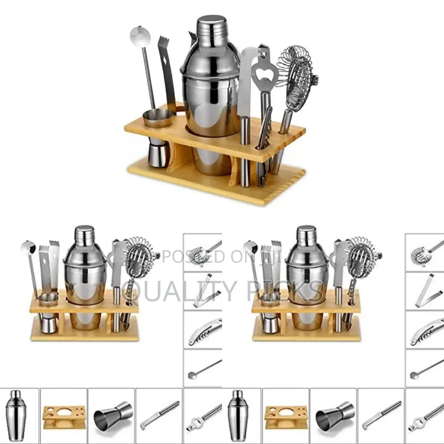 Stainless Steel Cocktail Shaker Set