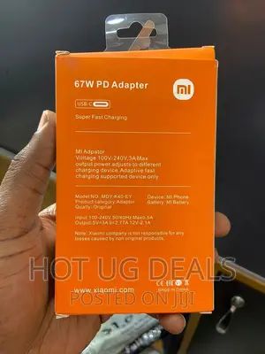 67W USB C, USB a Fast Charger Power Adapter