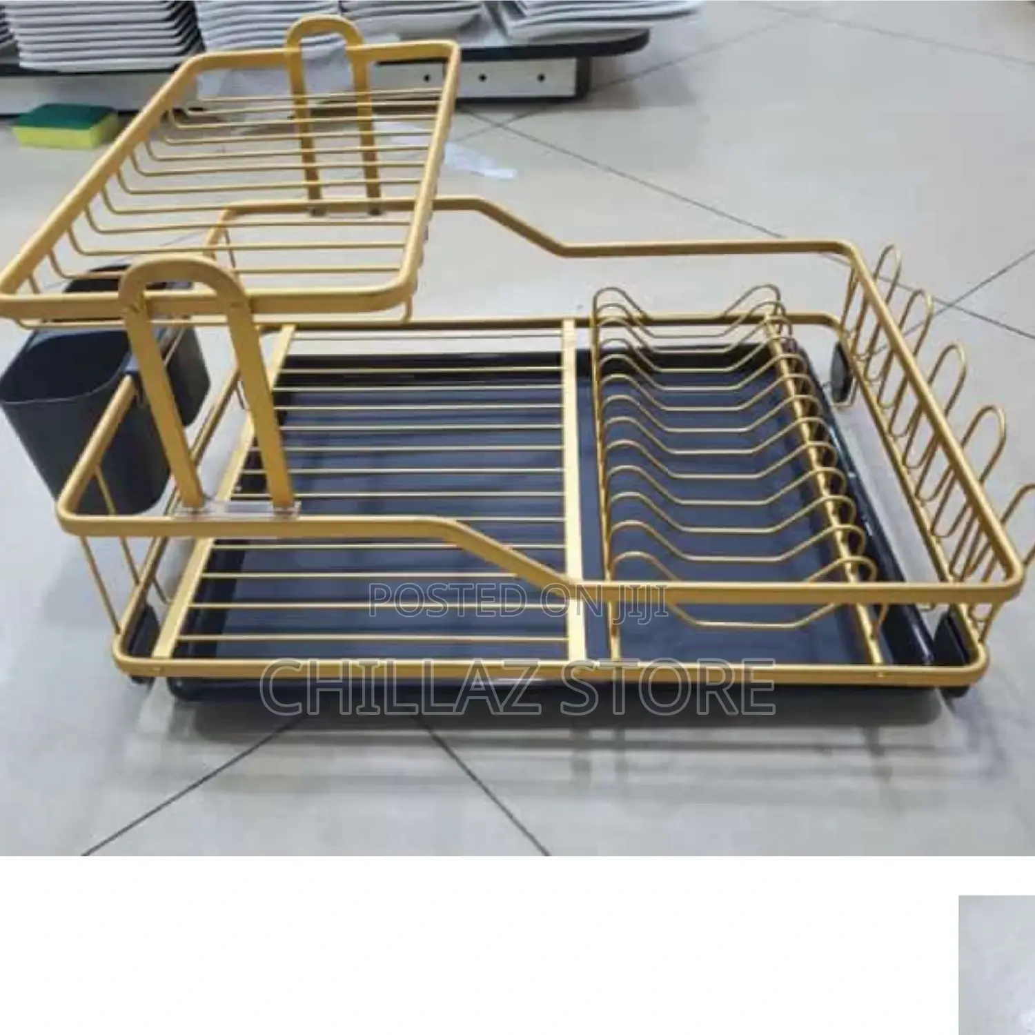 Stainless Steel Aluminum Dish Drying Rack.