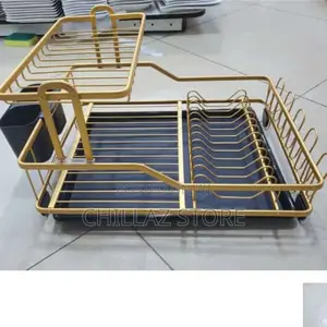 Stainless Steel Aluminum Dish Drying Rack.