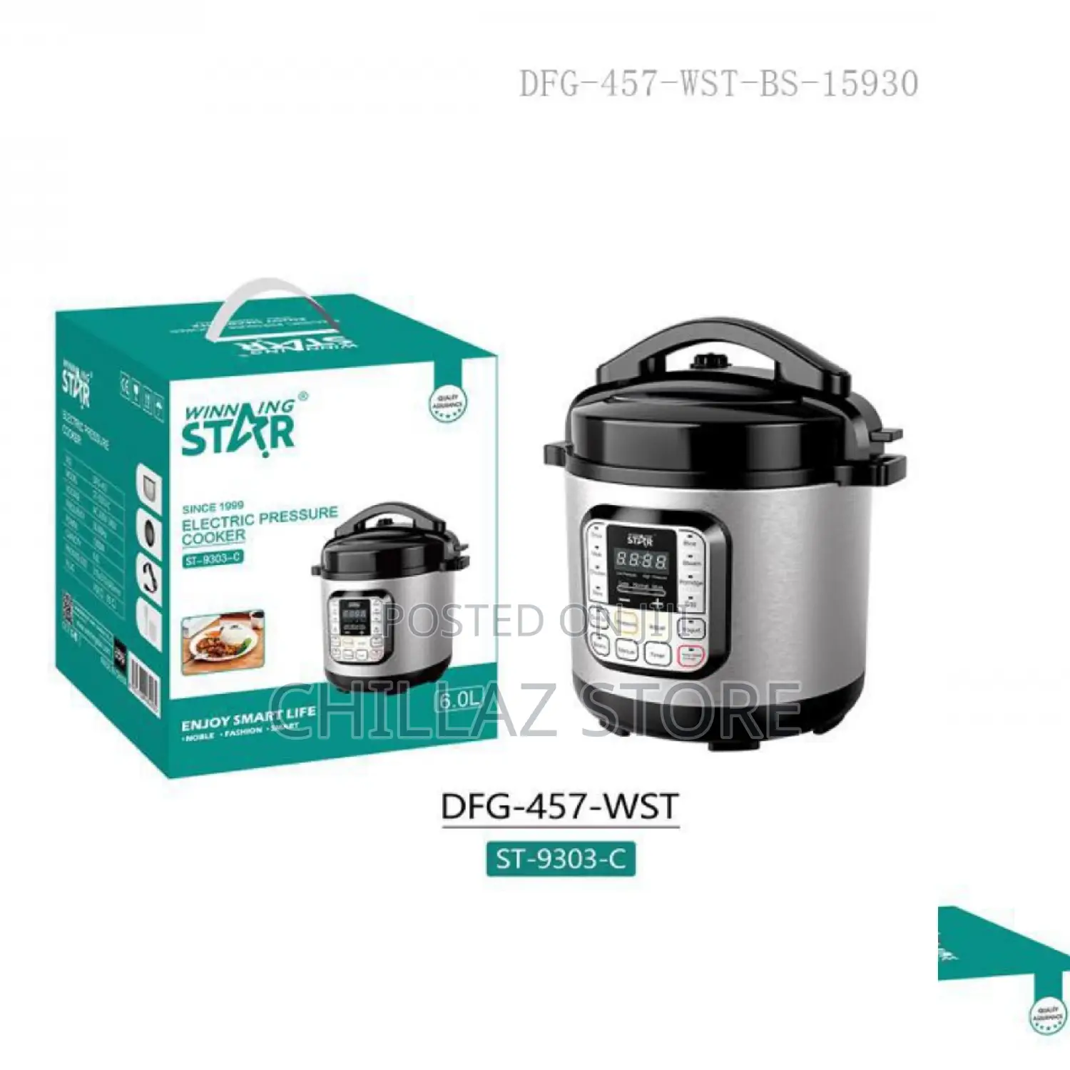 Winning Star Electric Pressure Cooker.