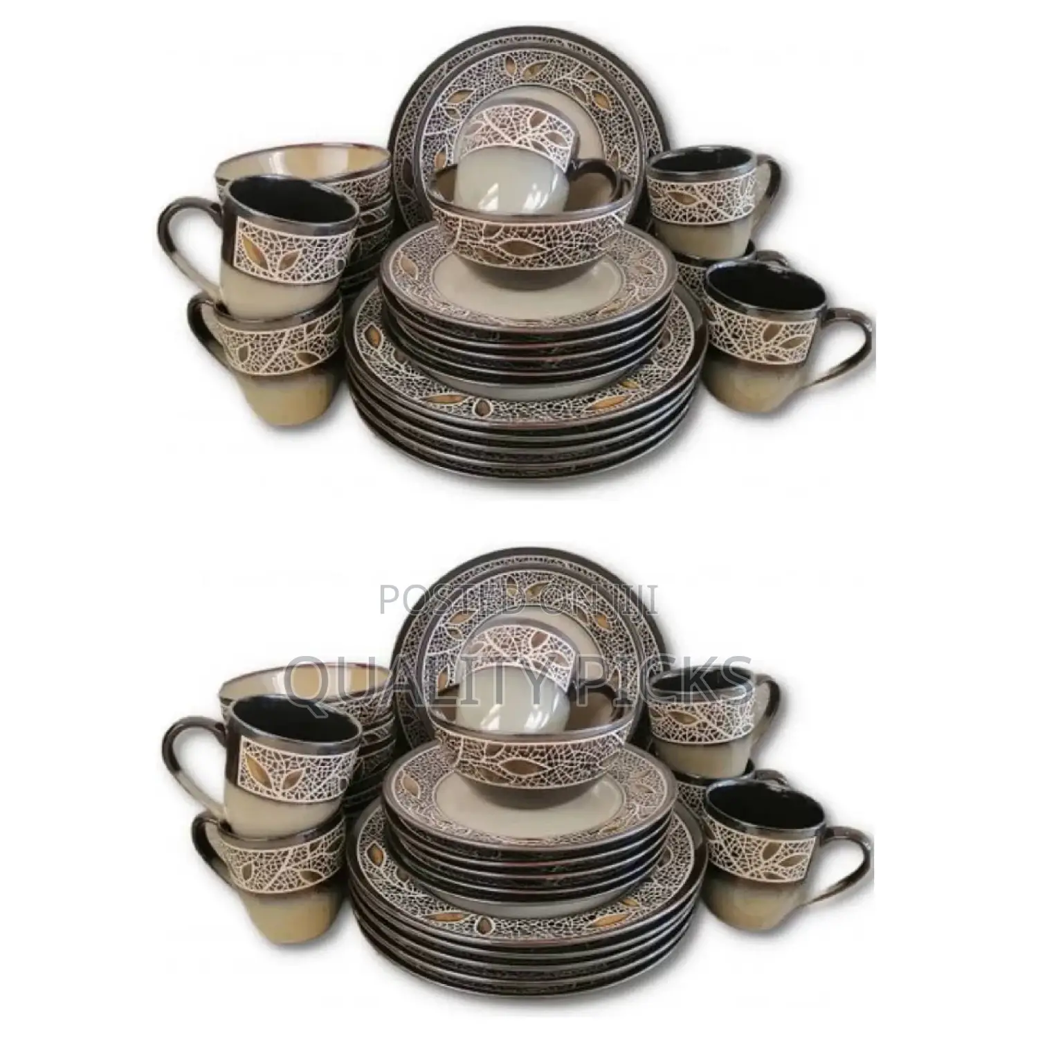 Leaf Shaped Dinner Set