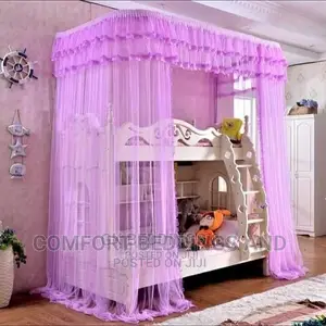 Wall Mount Decker Mosquito Net Purple