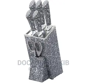 Marble Kitchen Knife Set of 7 Pieces