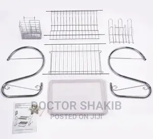 2-Tier Kitchen Utensils Drying Rack, Holder and Organizer