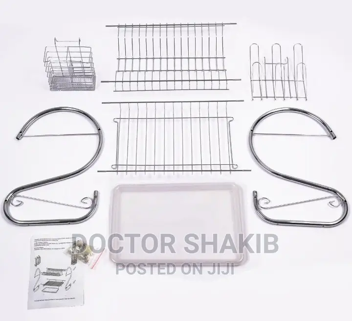 2-Tier Kitchen Utensils Drying Rack, Holder and Organizer