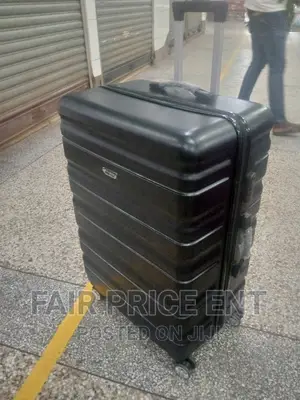 Original Plastic Suitcase. Large( Black)