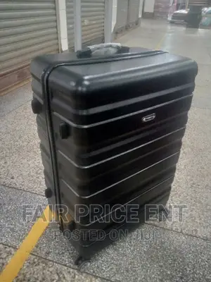 Original Plastic Suitcase. Large( Black)