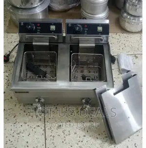 Cjk Gas Deep Fryer 12l - Silver