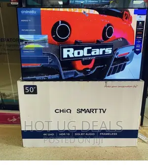 Chiq 50 Inch Uhd Flameless Android Smart Led Tv