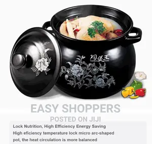 Clay Pot for Cooking Ceramic Pot Non-Sticky Beans,Soup, Stew