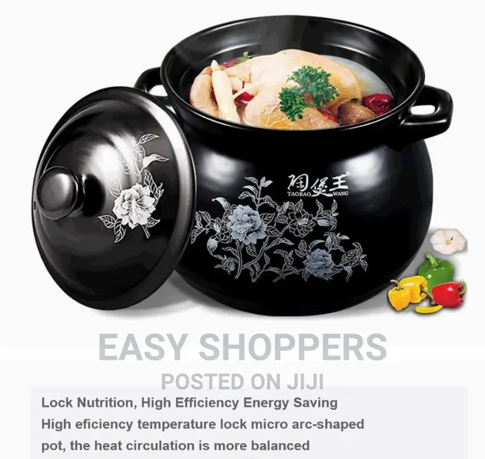 Clay Pot for Cooking Ceramic Pot Non-Sticky Beans,Soup, Stew