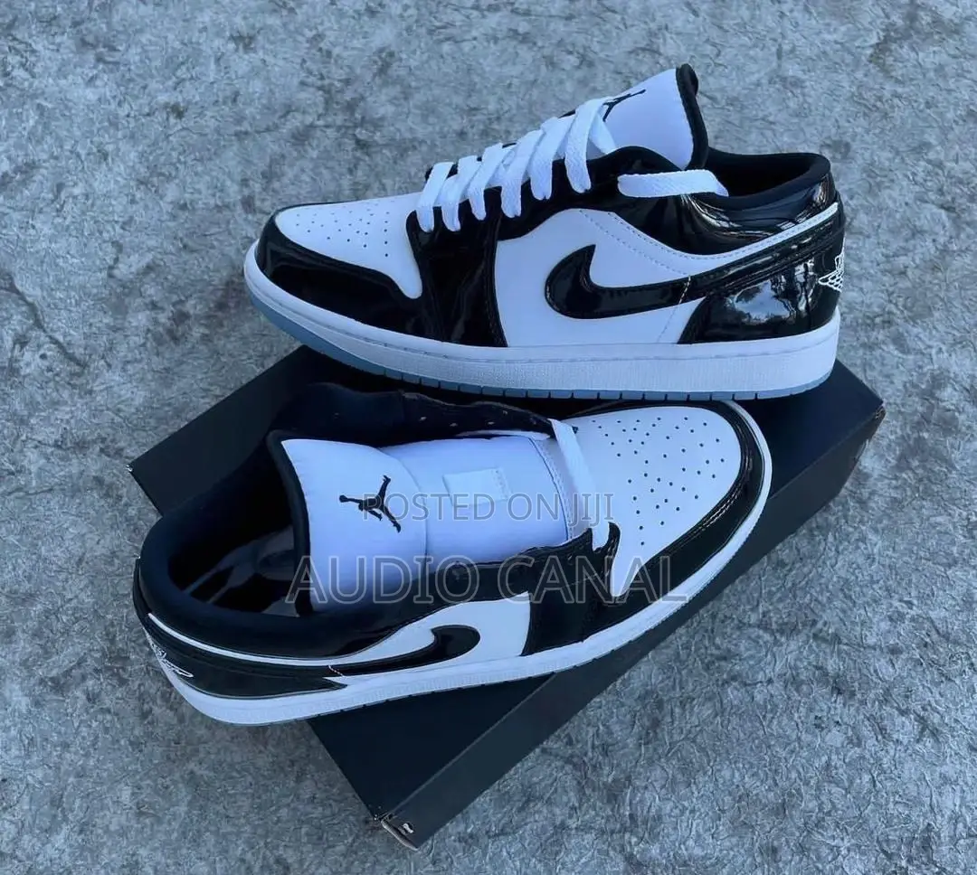 Nike Jordan Black and White Sneakers