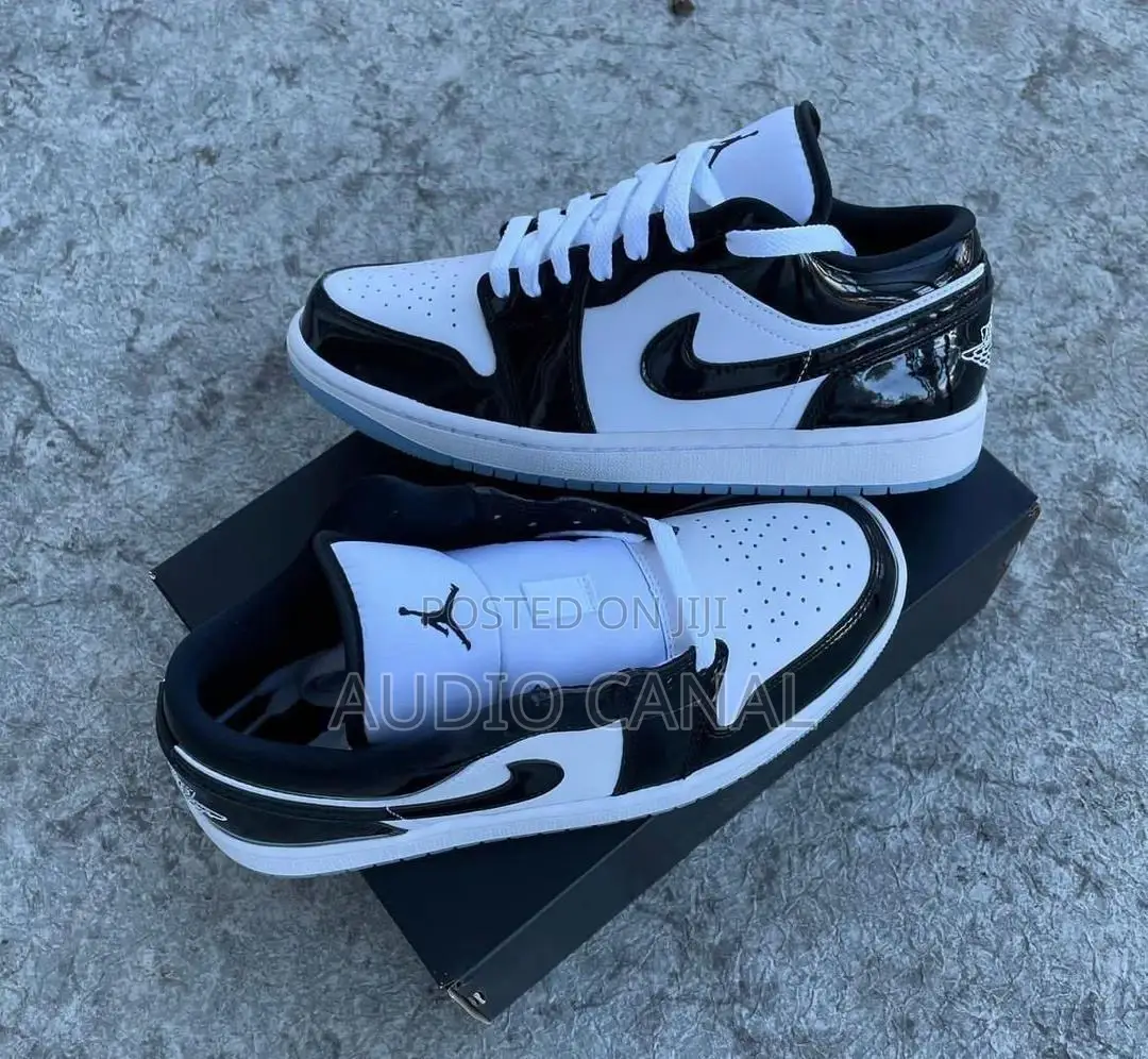 Nike Jordan Black and White Sneakers