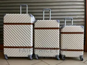 Luxury Vip Suitcases.Medium.( Cream)