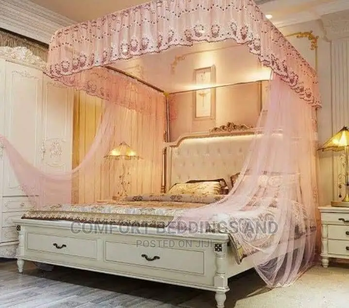 Mosquito Net With Rails Cream