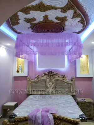 Original Luxury Wall Mount Mosquito Net Purple