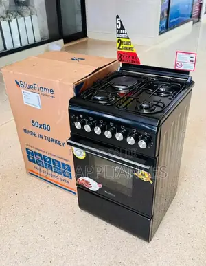 Blueflame 3gas 1electric Cooker (50*50)Cm 2yr Warranty