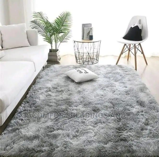 Fluffy Carpet Gray