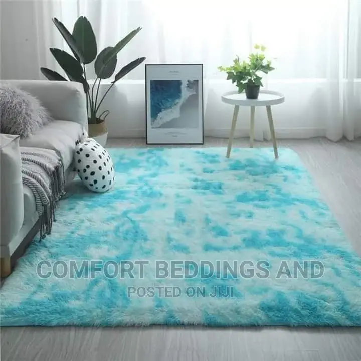 Fluffy Carpet Blue