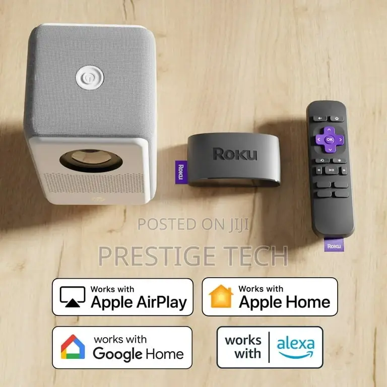 HP Projector CC200 With 84 Inch Projection Screen Roku