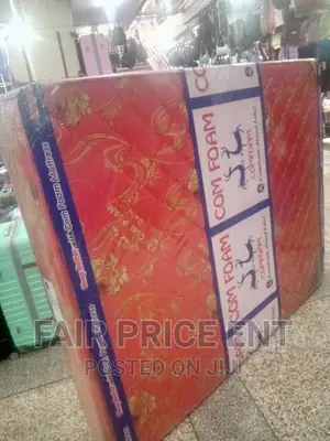 Quilted Density Mattress.5x6x6inches.( Red)