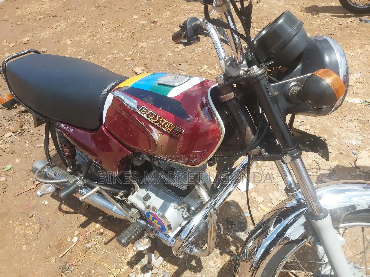 Bajaj Boxer 100 2018 Red
