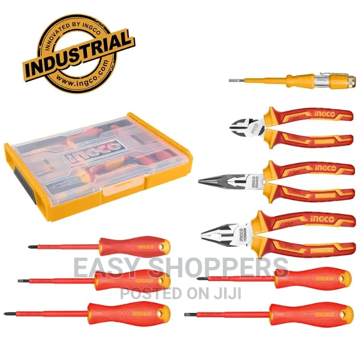 INGCO Set of 9 Pcs. Electrician's Tools