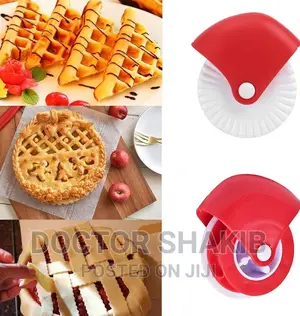 1pc Nontoxic Pastry Wheel Lattice Cutter\Roller