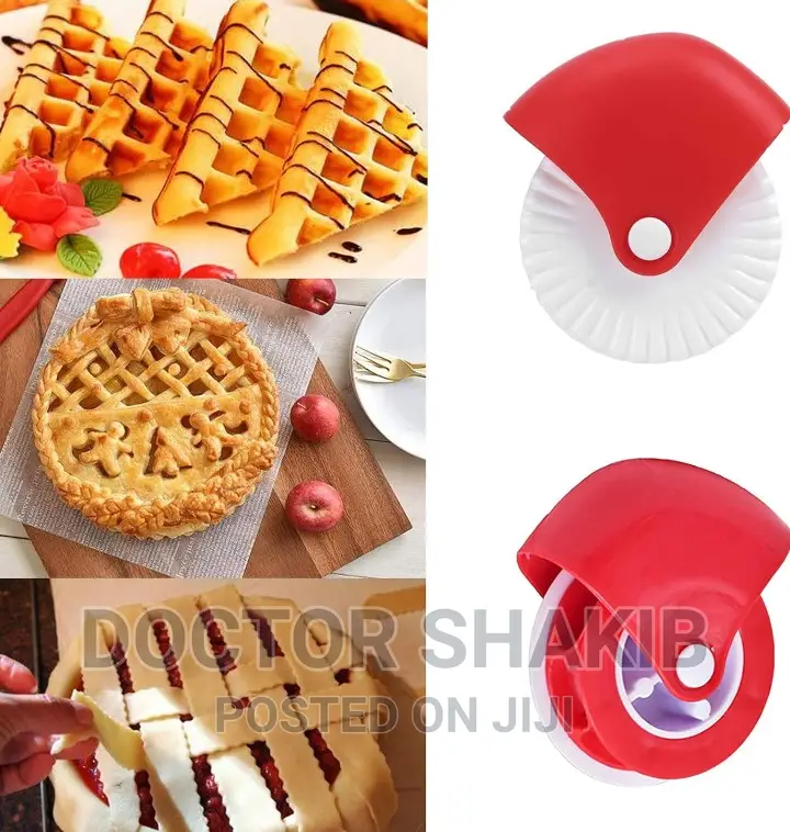 1pc Nontoxic Pastry Wheel Lattice Cutter\Roller