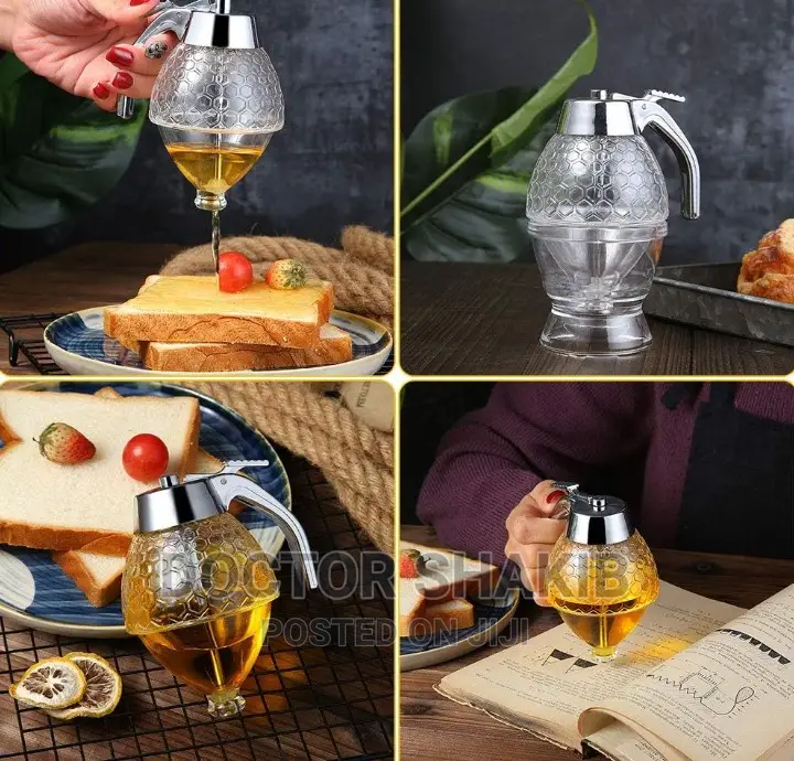 Squeeze Bottle Honey Jar Container\ Dispenser