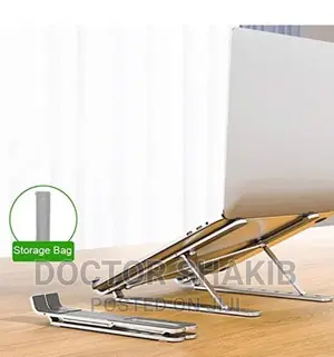 Aluminum Portable Adjustable Desktop Laptop Tablet Stand