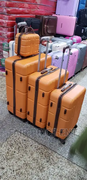 Original Plastic Suitcases.Extra Large.( Orange)