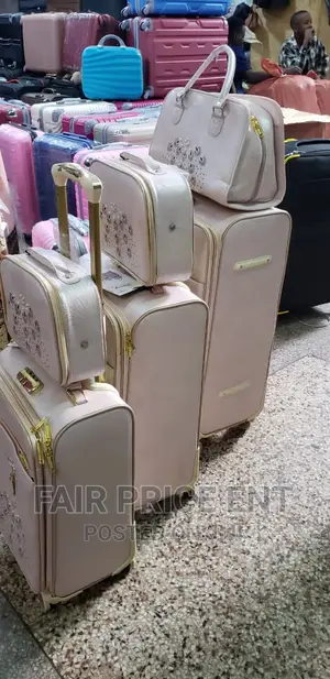 Luxury Noble Leather Suitcase.Large.( Gold)