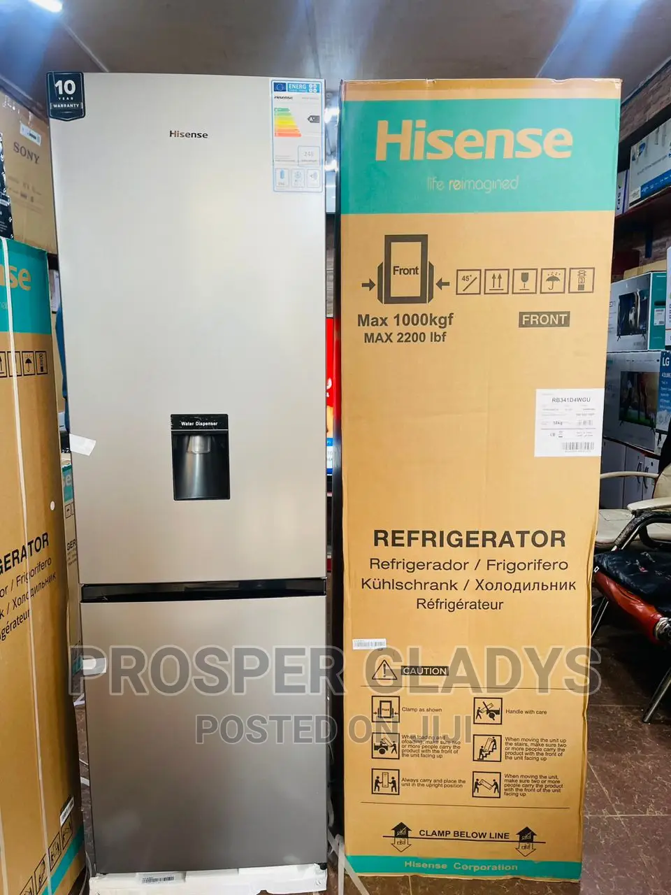 Hisense 341 Litres Refrigerator