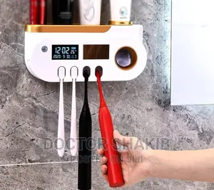 Multifunctional 4 in 1 Toothbrush Holder\ Toothpaste Squeeze
