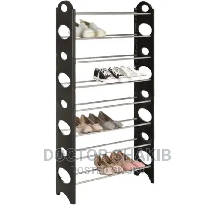 Free Combination Plastic 30 Pairs 10 Tier Shoe Rack