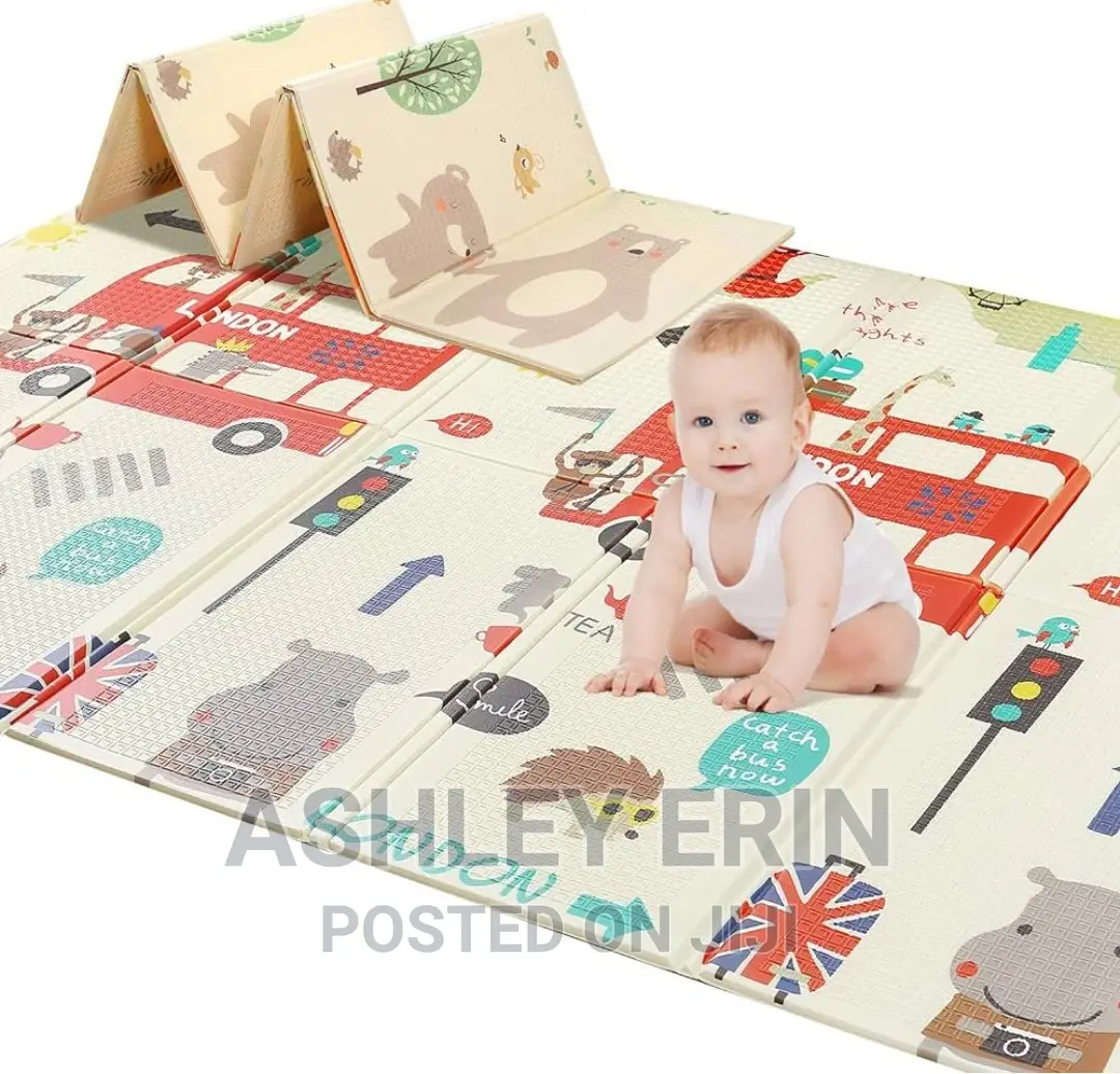 Baby Foldable Waterproof Play Mat 5*6