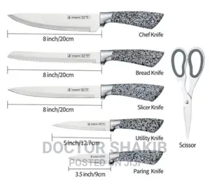 Kitchen Knife Set of 7 With Gift Box