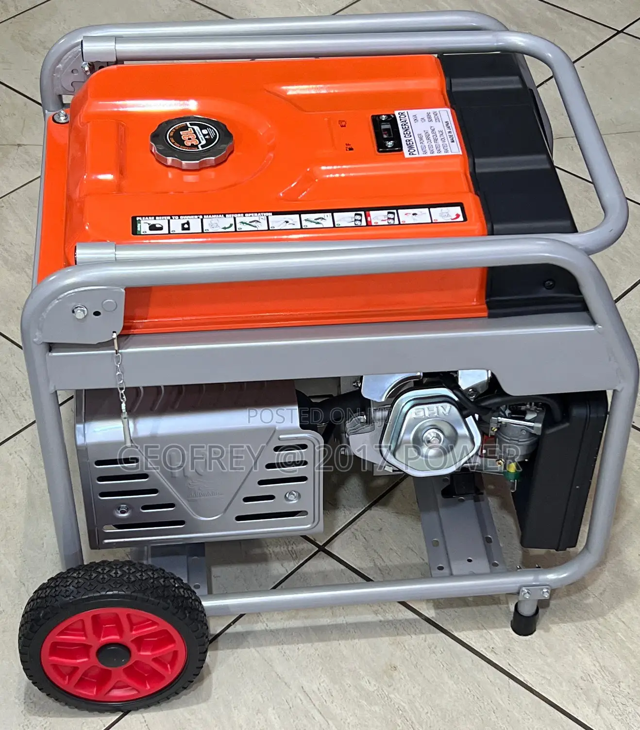 10kva Petrol Engine Generator Self Start Japan