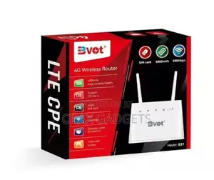Bvot B37 4G LTE Router 4000mah Simcard Rechargeable Router