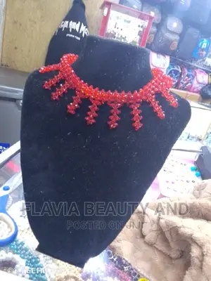 Red Beaded Necklace