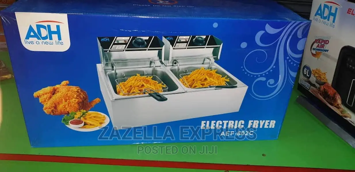 ADH 2-Tank 2-Basket Electric Deep Fryer AEF-802C