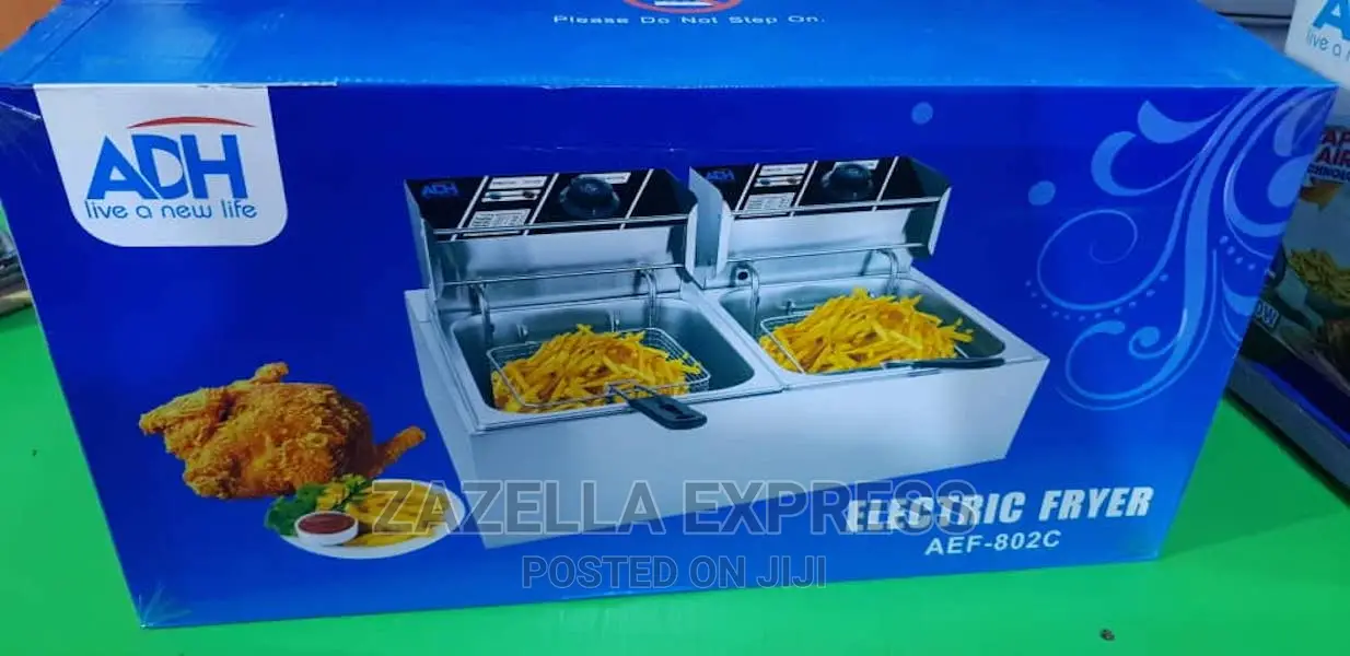 ADH 2-Tank 2-Basket Electric Deep Fryer AEF-802C