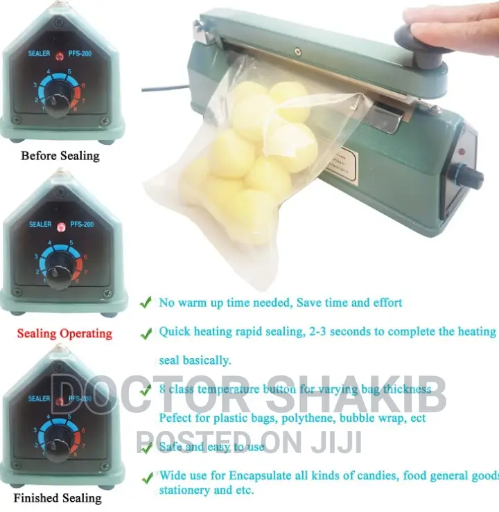 Hand Impulse Heat Sealer Sealing Machine