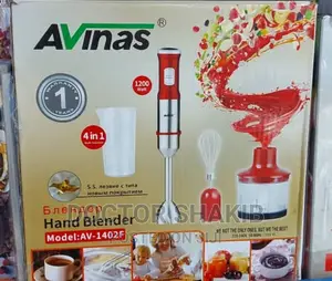 Av-1408f Professional 4 in 1 Hand Blender
