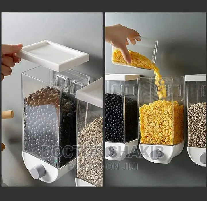 Kitchen Wall Mounted Grain Storage Box
