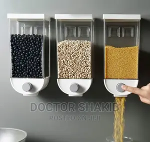 Kitchen Wall Mounted Grain Storage Box